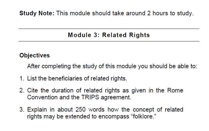DL101 - Related Rights 2006