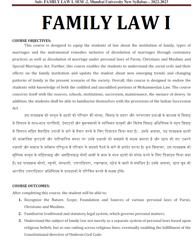 Family Law